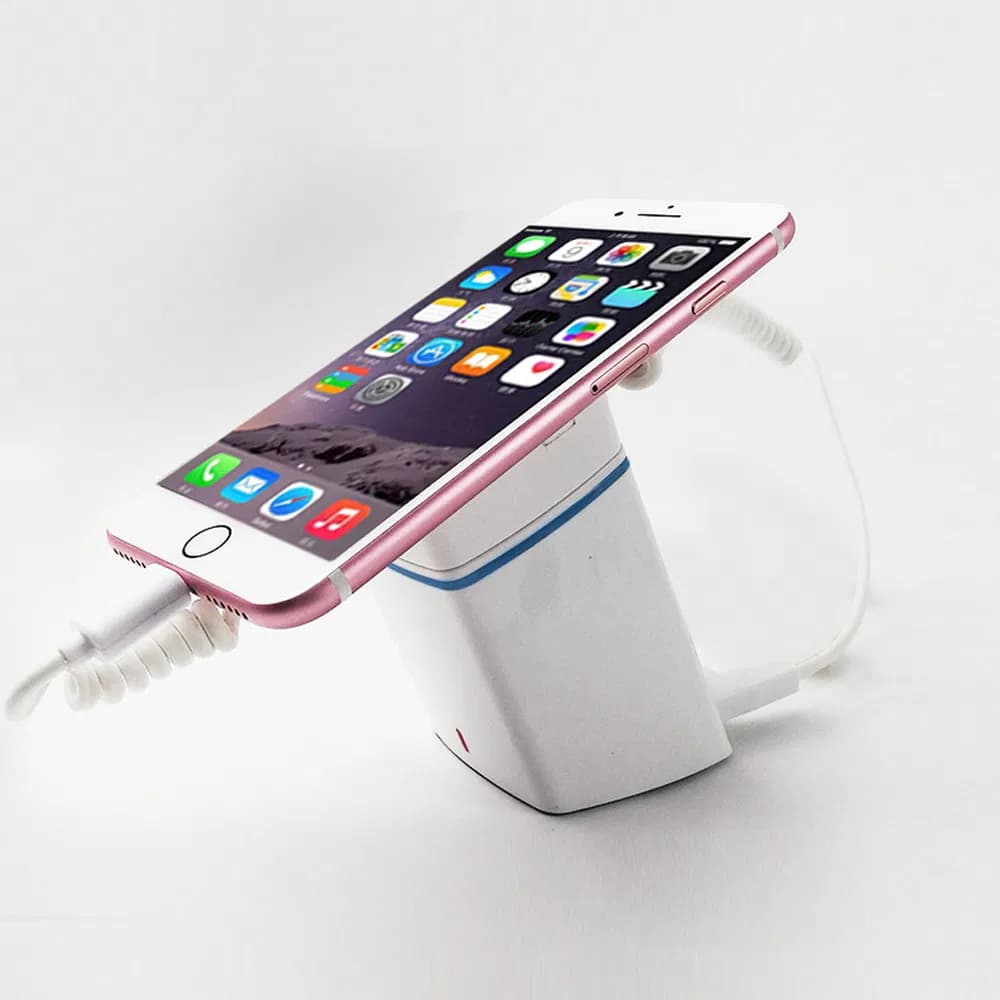 Anti-theft security display stand for mobile phones